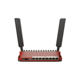 Mikrotik Mikrotik L009UiGS-2HaxD-IN draadloze router Gigabit Ethernet Single-band (2.4 GHz) Rood