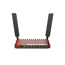 Mikrotik L009UiGS-2HaxD-IN draadloze router Gigabit Ethernet Single-band (2.4 GHz) Rood