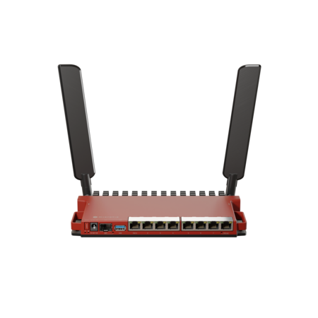 Mikrotik Mikrotik L009UiGS-2HaxD-IN draadloze router Gigabit Ethernet Single-band (2.4 GHz) Rood