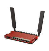 Mikrotik Mikrotik L009UiGS-2HaxD-IN draadloze router Gigabit Ethernet Single-band (2.4 GHz) Rood