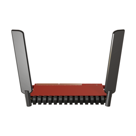 Mikrotik Mikrotik L009UiGS-2HaxD-IN draadloze router Gigabit Ethernet Single-band (2.4 GHz) Rood