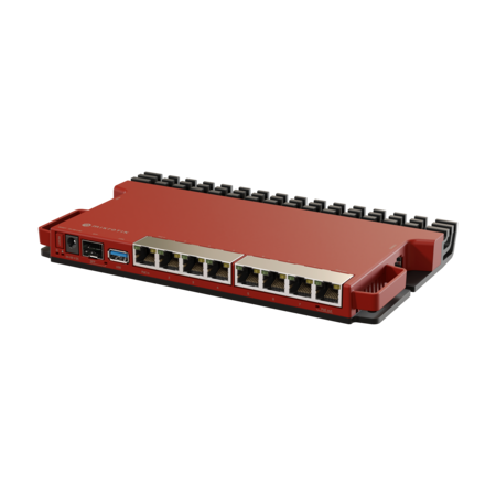 Mikrotik Mikrotik L009UiGS-RM bedrade router 2.5 Gigabit Ethernet, Gigabit Ethernet Rood