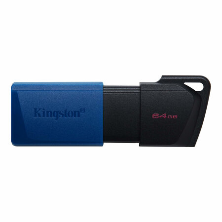 Kingston Kingston Technology DataTraveler Exodia M USB flash drive 64 GB USB Type-A 3.2 Gen 1 (3.1 Gen 1) Zwart, Blauw