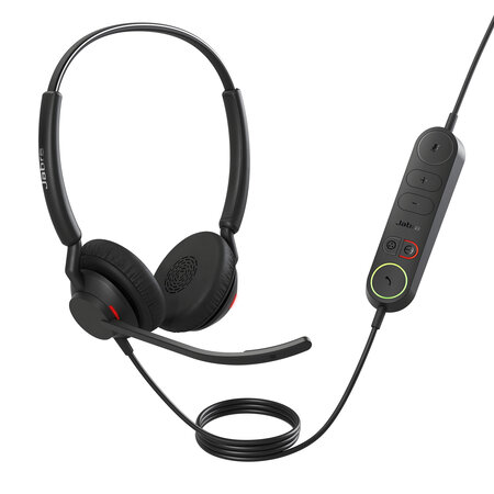 Jabra Jabra Engage 40 Headset Bedraad Hoofdband Kantoor/callcenter USB Type-A Zwart