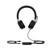 Yealink UH38 Headset Bedraad en draadloos Hoofdband Oproepen/muziek USB Type-C Bluetooth Zwart