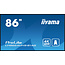 Iiyama iiyama PROLITE Digitaal A-kaart 2,18 m (86") LED Wifi 500 cd/m² 4K Ultra HD Zwart Type processor Android 11 24/7