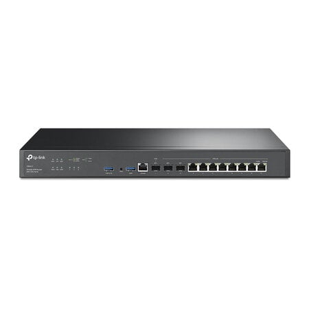 TP LINK TP-Link Omada ER8411 bedrade router Gigabit Ethernet Zwart