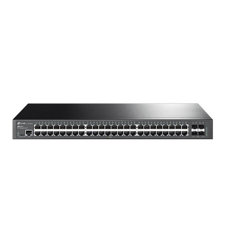 TP LINK TP-Link TL-SG3452X netwerk-switch Managed L2+ Gigabit Ethernet (10/100/1000) 1U Zwart