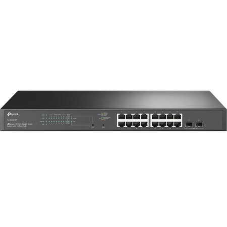 TP LINK TP-Link TL-SG2218P netwerk-switch L2/L2+ Gigabit Ethernet (10/100/1000) Power over Ethernet (PoE) 1U Zwart