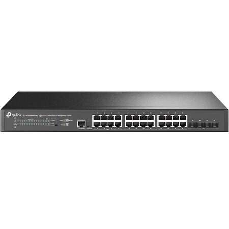 TP LINK TP-Link TL-SG3428XPP-M2 netwerk-switch Managed L2+ 2.5G Ethernet (100/1000/2500) Power over Ethernet (PoE) 1U Zwart