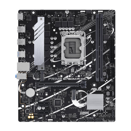 Asus ASUS PRIME B760M-R D4 Intel B760 LGA 1700 micro ATX