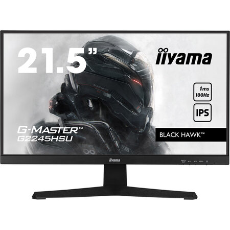 Iiyama iiyama G-MASTER G2245HSU-B1 computer monitor 55,9 cm (22") 1920 x 1080 Pixels Full HD LED Zwart