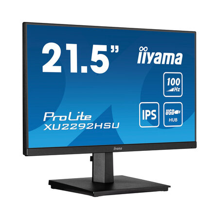 Iiyama iiyama ProLite XU2292HSU-B6 computer monitor 54,6 cm (21.5") 1920 x 1080 Pixels Full HD LED Zwart