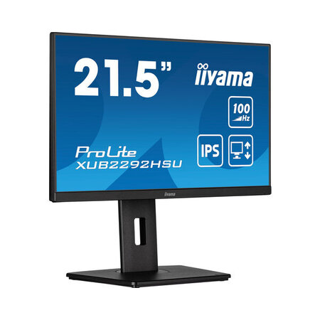 Iiyama iiyama ProLite XUB2292HSU-B6 computer monitor 55,9 cm (22") 1920 x 1080 Pixels Full HD LED Zwart