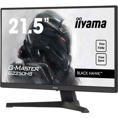 Iiyama iiyama G-MASTER G2250HS-B1 computer monitor 54,6 cm (21.5") 1920 x 1080 Pixels Full HD LED Zwart