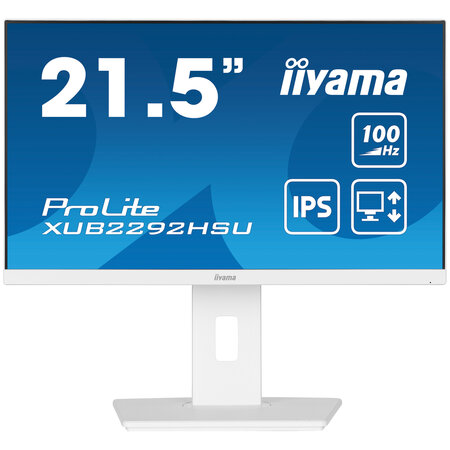 Iiyama iiyama ProLite XUB2292HSU-W6 computer monitor 54,6 cm (21.5") 1920 x 1080 Pixels Full HD LED Wit