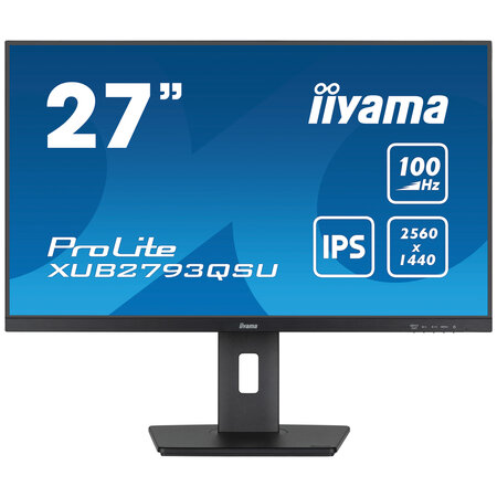Iiyama iiyama ProLite XUB2793QSU-B6 LED display 68,6 cm (27") 2560 x 1440 Pixels Quad HD Zwart