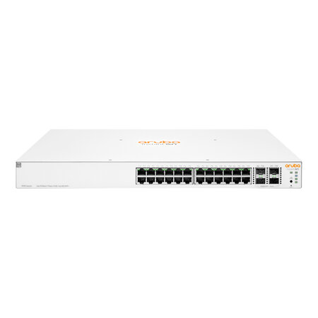 HP Enterprise Aruba Instant On 1930 24G Class4 PoE 4SFP/SFP+ 370W Managed L2+ Gigabit Ethernet (10/100/1000) Power over Ethernet (PoE) 1U Wit