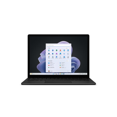 Microsoft Microsoft Surface Laptop 5 34,3 cm (13.5") Touchscreen Intel® Core™ i5 i5-1245U 8 GB LPDDR5x-SDRAM 256 GB SSD Wi-Fi 6 (802.11ax) Windows 11 Pro Zwart