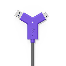Logitech Swytch AV-zender & ontvanger Zwart, Violet