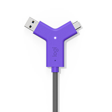 Logitech Logitech Swytch AV-zender & ontvanger Zwart, Violet