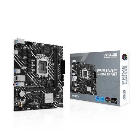 Asus ASUS PRIME H610M-K D4 ARGB Intel H610 LGA 1700 micro ATX