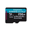 Kingston Kingston Technology 256GB microSDXC Canvas Go Plus 170R A2 U3 V30 enkel pakket zonder ADP