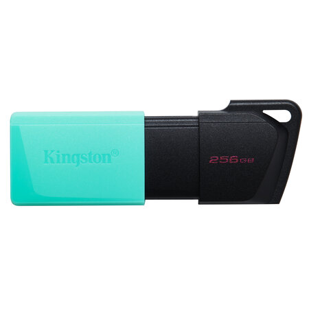 Kingston Kingston Technology DataTraveler Exodia M 256 GB, USB 3.2 Gen 1 (zwart + blauwgroen)