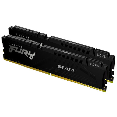 Kingston Kingston Technology FURY Beast 32GB 6000MT/s DDR5 CL30 DIMM (Kit of 2) Black XMP