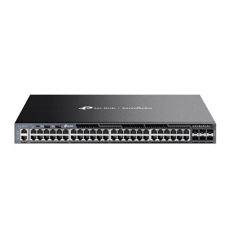 TP LINK TP-Link Omada SG6654X netwerk-switch Managed L3 Gigabit Ethernet (10/100/1000) 1U Zwart