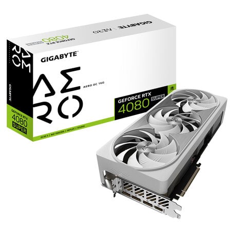 Gigabyte Gigabyte AERO GeForce RTX 4080 SUPER OC 16G NVIDIA 16 GB GDDR6X