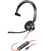 Hewlett & Packard INC. POLY Blackwire 3310 Microsoft Teams Certified Headset +USB-C/A-adapter TAA