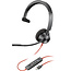 Hewlett & Packard INC. POLY Blackwire 3310 Microsoft Teams Certified Headset +USB-C/A-adapter TAA