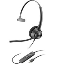 POLY EncorePro 310 USB-C Monoaural Headset TAA