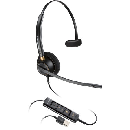 Hewlett & Packard INC. POLY EncorePro 515 Microsoft Teams Certified Monoaural met USB-A Headset