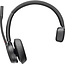 Hewlett & Packard INC. POLY Voyager 4310 UC mono headset + BT700 USB-A-adapter + oplaadstandaard