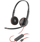 Hewlett & Packard INC. POLY Blackwire 3220 stereo USB-C-headset + USB-C/A-adapter (bulk)