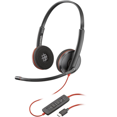 Hewlett & Packard INC. POLY Blackwire 3220 stereo USB-C-headset + USB-C/A-adapter (bulk)
