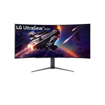 LG 45GR95QE-B computer monitor 113 cm (44.5") 3440 x 1440 Pixels Wide Quad HD OLED Zwart