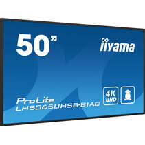 iiyama ProLite Digitale signage flatscreen 125,7 cm (49.5") LCD Wifi 500 cd/m² 4K Ultra HD Zwart Type processor Android 11 24/7