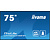 Iiyama iiyama LH7565UHSB-B1 beeldkrant Kiosk-ontwerp 189,2 cm (74.5") LED Wifi 800 cd/m² 4K Ultra HD Zwart Type processor Android 11 24/7