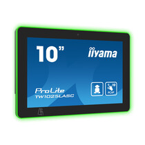 iiyama TW1025LASC-B1PNR beeldkrant Kiosk-ontwerp 25,6 cm (10.1") LED Wifi 450 cd/m² HD Zwart Touchscreen Type processor Android 24/7
