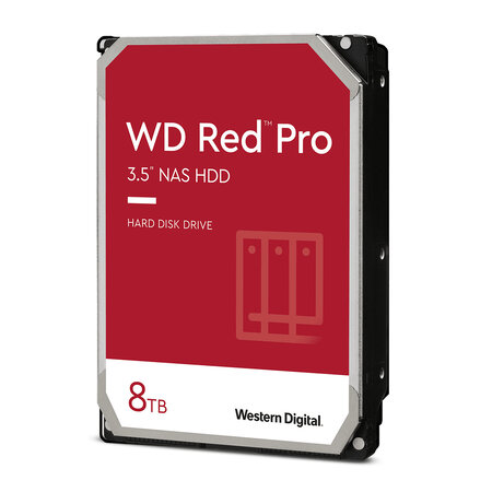 Western Digital Western Digital Red Pro interne harde schijf 8 TB 7200 RPM 256 MB 3.5" SATA