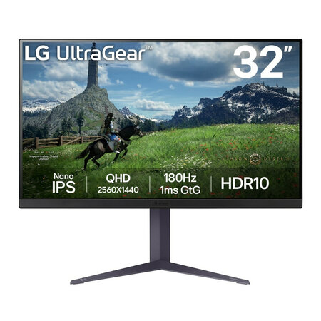 LG Electronics LG 32GS85Q-B computer monitor 80 cm (31.5") 2560 x 1440 Pixels Quad HD Zwart