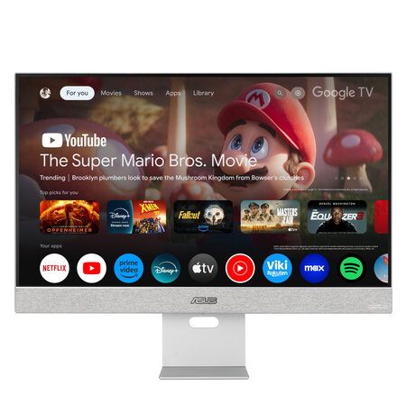 Asus ASUS ZenScreen Smart Monitor MS27UC computer monitor 68,6 cm (27") 3840 x 2160 Pixels 4K Ultra HD LCD Grijs