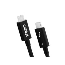 CalDigit TB4-A20B-540 Thunderbolt-kabel 2 m 40 Gbit/s Zwart