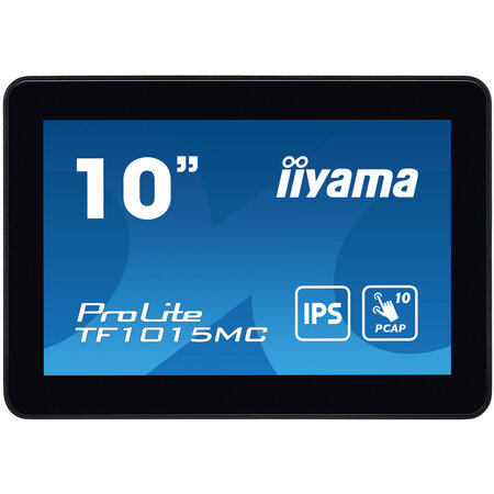 Iiyama iiyama TF1015MC-B3 beeldkrant Interactief flatscreen 25,6 cm (10.1") LED 500 cd/m² HD Zwart Touchscreen