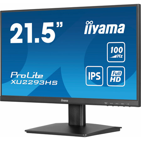 Iiyama iiyama ProLite XU2293HS-B6 computer monitor 54,6 cm (21.5") 1920 x 1080 Pixels Full HD LED Zwart
