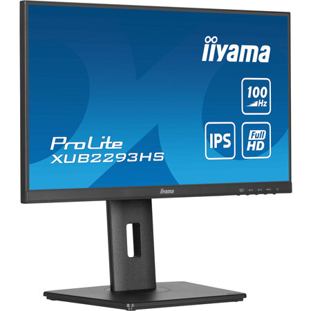 Iiyama iiyama ProLite XUB2293HS-B6 computer monitor 54,6 cm (21.5") 1920 x 1080 Pixels Full HD LED Zwart