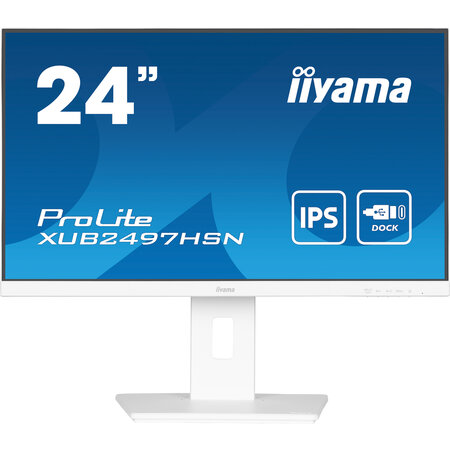 Iiyama iiyama ProLite XUB2497HSN-W2 computer monitor 60,5 cm (23.8") 1920 x 1080 Pixels Full HD LED Wit